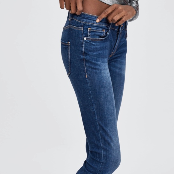 ZARA Skinny Jeans:Navy Blue, US 12, 14/Eur 44, 46 - Picture 5 of 10